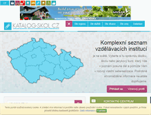 Tablet Screenshot of katalog-skol.cz